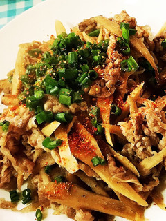 すき焼きのタレで簡単!肉ごぼう☆-レシピのメイン写真