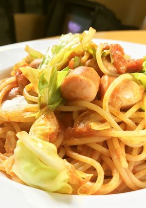 美人レシピ・春野菜とソーセージのパスタ-レシピのメイン写真