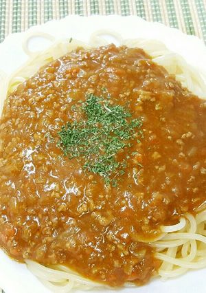 超簡単・美味しい！カレーミートソース-レシピのメイン写真