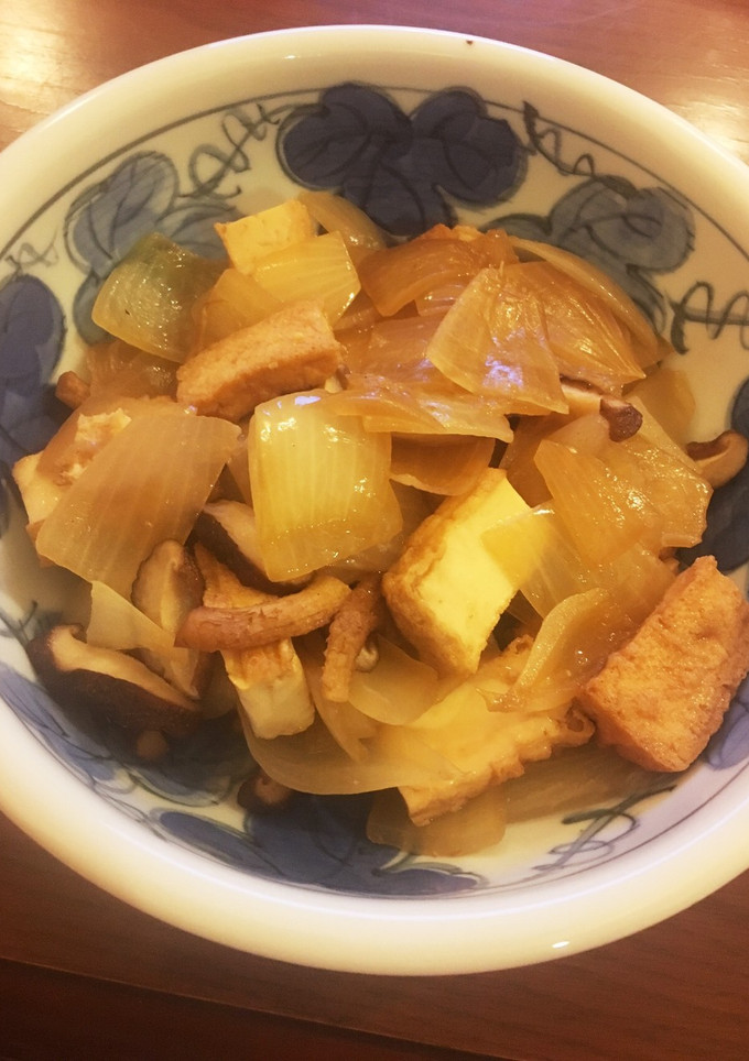 厚揚げと玉ねぎの簡単煮♪-レシピのメイン写真