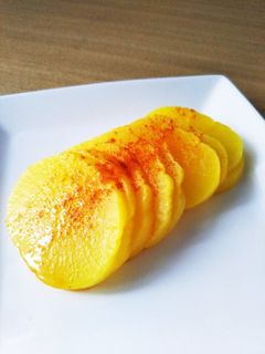 おつまみに!たくあんにラー油-レシピのメイン写真