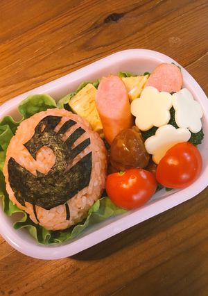 キュウレンジャー:シシレッドのキャラ弁-レシピのメイン写真
