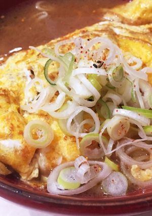 餃子の王将 味噌ラーメンのオムレツのっけ-レシピのメイン写真