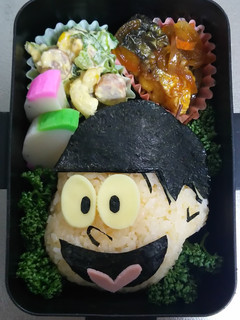 旦那⭐キャラ弁 おそ松くん-レシピのメイン写真