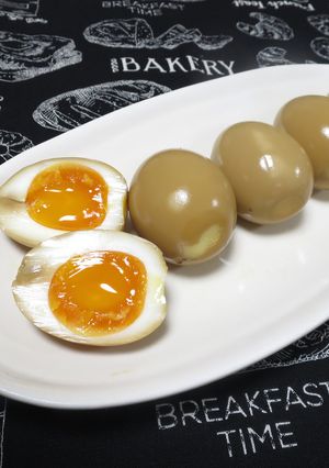 【簡単＆絶品】半熟味付けゆで卵♪-レシピのメイン写真