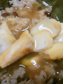 赤飯と鱈(タラ)の黄金焼き ゆず風味-レシピのメイン写真