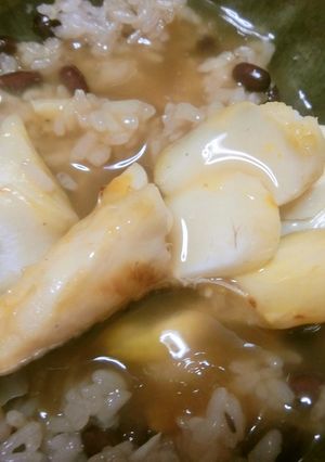 赤飯と鱈（タラ）の黄金焼き　ゆず風味-レシピのメイン写真
