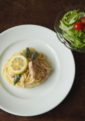 レモンクリームパスタ*村上春樹-レシピのメイン写真