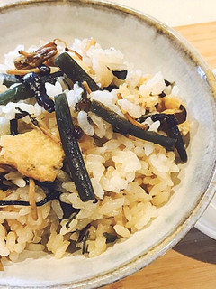 山菜とキノコの炊き込みご飯-レシピのメイン写真