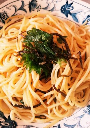 まぜるだけ！塩昆布パスタ-レシピのメイン写真