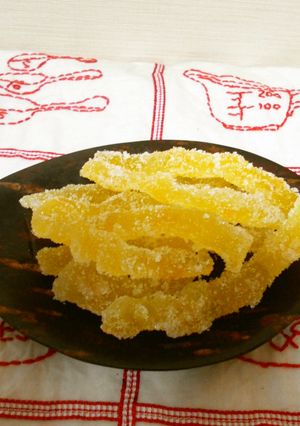 夏みかんのピール-レシピのメイン写真