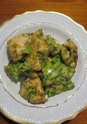 鶏むね肉の梅干し炒め♬-レシピのメイン写真