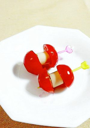おさかなソーセージ＆プチトマト♪-レシピのメイン写真