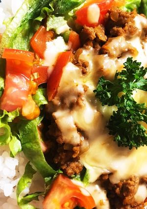 市販パウダーで簡単タコライス♩-レシピのメイン写真