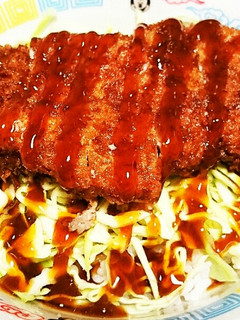 キャベツたっぷり 揚げたてカツ丼♪-レシピのメイン写真