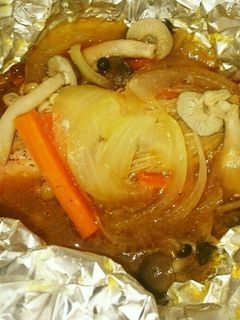 きのこと鮭のバターホイル焼き-レシピのメイン写真