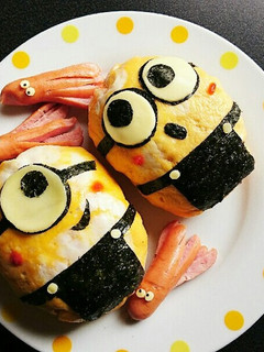 ズボラなミニオンオムライス(´c_`)-レシピのメイン写真