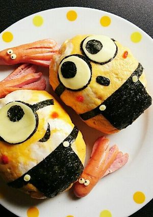 ズボラなミニオンオムライス(´c_`)-レシピのメイン写真
