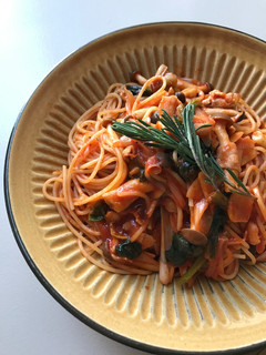 ジュースで簡単♡トマトソースパスタ-レシピのメイン写真