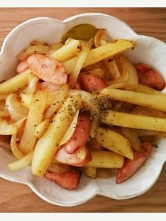 カレー風味のジャーマンポテト-レシピのメイン写真