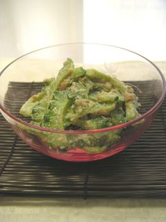 ゴーヤの胡桃味噌あえ-レシピのメイン写真