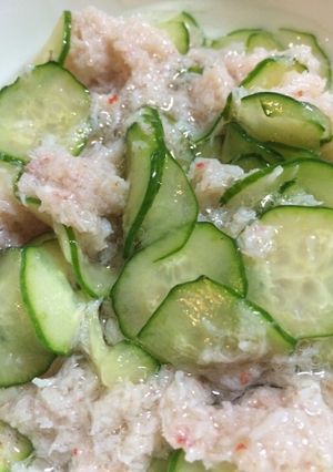 サッパリ！カニ缶きゅうりの酢の物-レシピのメイン写真
