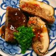 春椎茸の和風ハンバーグ