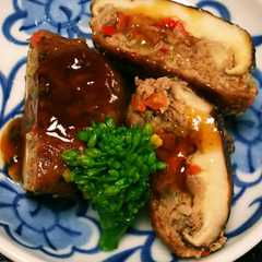 春椎茸の和風ハンバーグ-レシピのメイン写真