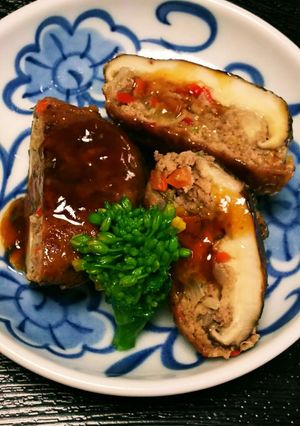 春椎茸の和風ハンバーグ-レシピのメイン写真