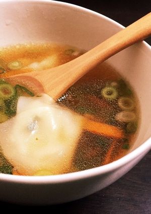 簡単！残り物でワンタンスープ-レシピのメイン写真