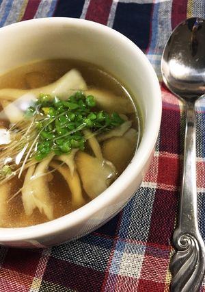 5分！包丁要らず！舞茸スープ-レシピのメイン写真