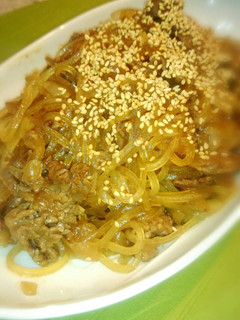 残り物の牛丼が簡単チャプチェに大変身-レシピのメイン写真