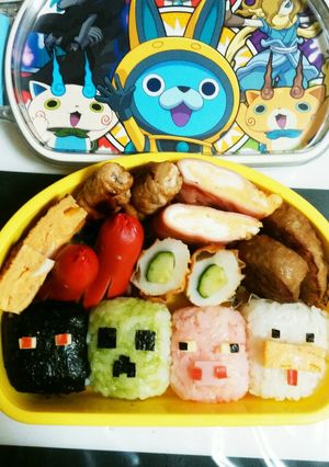 マインクラフト一口サイズおにぎり弁当-レシピのメイン写真