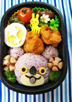 妖怪ウォッチ コアラ二ャン キャラ弁当-レシピのメイン写真