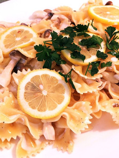レモンクリームとキノコのパスタ-レシピのメイン写真