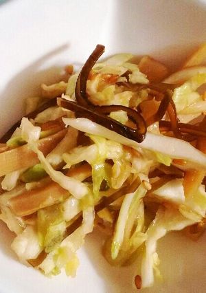 やみつき！塩こんぶキャベツ-レシピのメイン写真