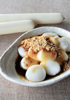 お手軽白玉！即席白玉棒の美味しいゆで方-レシピのメイン写真