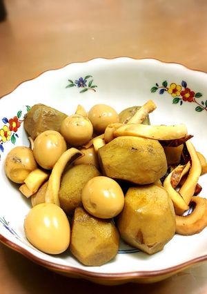 里芋とイカの煮物-レシピのメイン写真