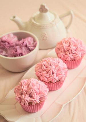 * 春爛漫・お花見 ♡ 桜マフィン♪-レシピのメイン写真