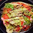 レタスとトマトのホットサラダ