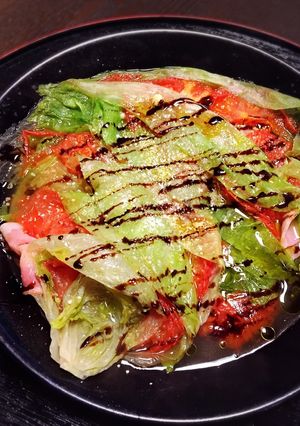 レタスとトマトのホットサラダ-レシピのメイン写真