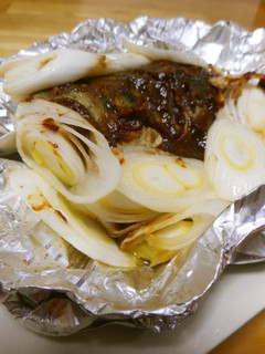 さばとねぎのみそホイル焼き-レシピのメイン写真