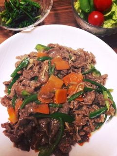 牛肉とピーマンの炒め物-レシピのメイン写真