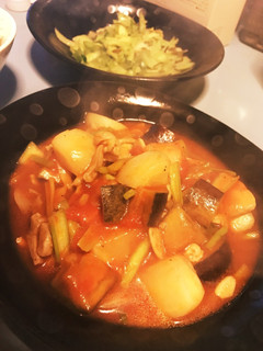 鶏肉とカブのトマト煮込み-レシピのメイン写真