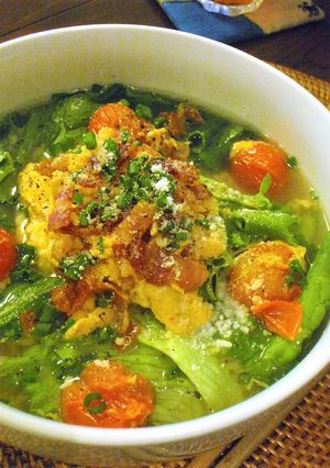 朝ラーに★BLTE塩ラーメン-レシピのメイン写真