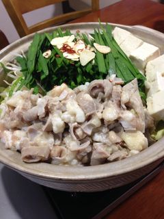 お肌プルプルにもつ鍋のスープ-レシピのメイン写真