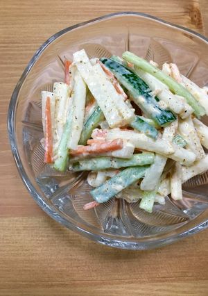 大根消費に♪2日目が美味しい大根サラダ-レシピのメイン写真