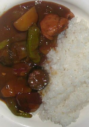 さつまいも＆ししとう＆ナス＆チキンカレー-レシピのメイン写真
