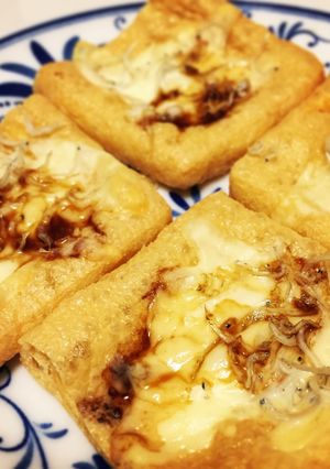 焼き油揚げしらすチーズのせ-レシピのメイン写真