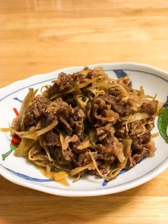 牛肉とごぼうのしぐれ煮-レシピのメイン写真